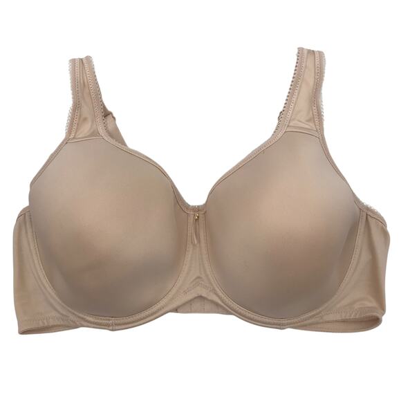 Wacoal Basic Beauty Spacer Underwire T-Shirt Bra 40D Sand Nude 853192 - Picture 1 of 7